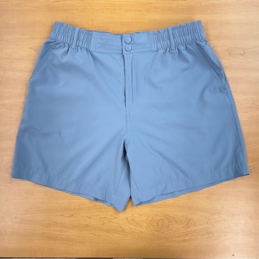Burlebo Men's Blue Elastic Waist Shorts